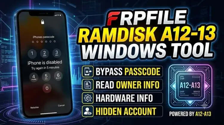 FRPFILE Ramdisk A12-A13 [ Bypass Hello NO SEÑAL ] iPhone XS, XS Max, XR, SE2, 11, 11 Pro, 11 Pro Max / iPad mini 5th gen, Air 3rd gen, iPad 8th gen, iPad 9th gen
